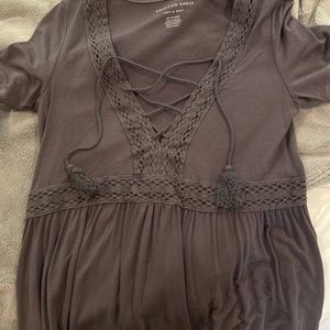 American Eagle Criss Cross Shirt